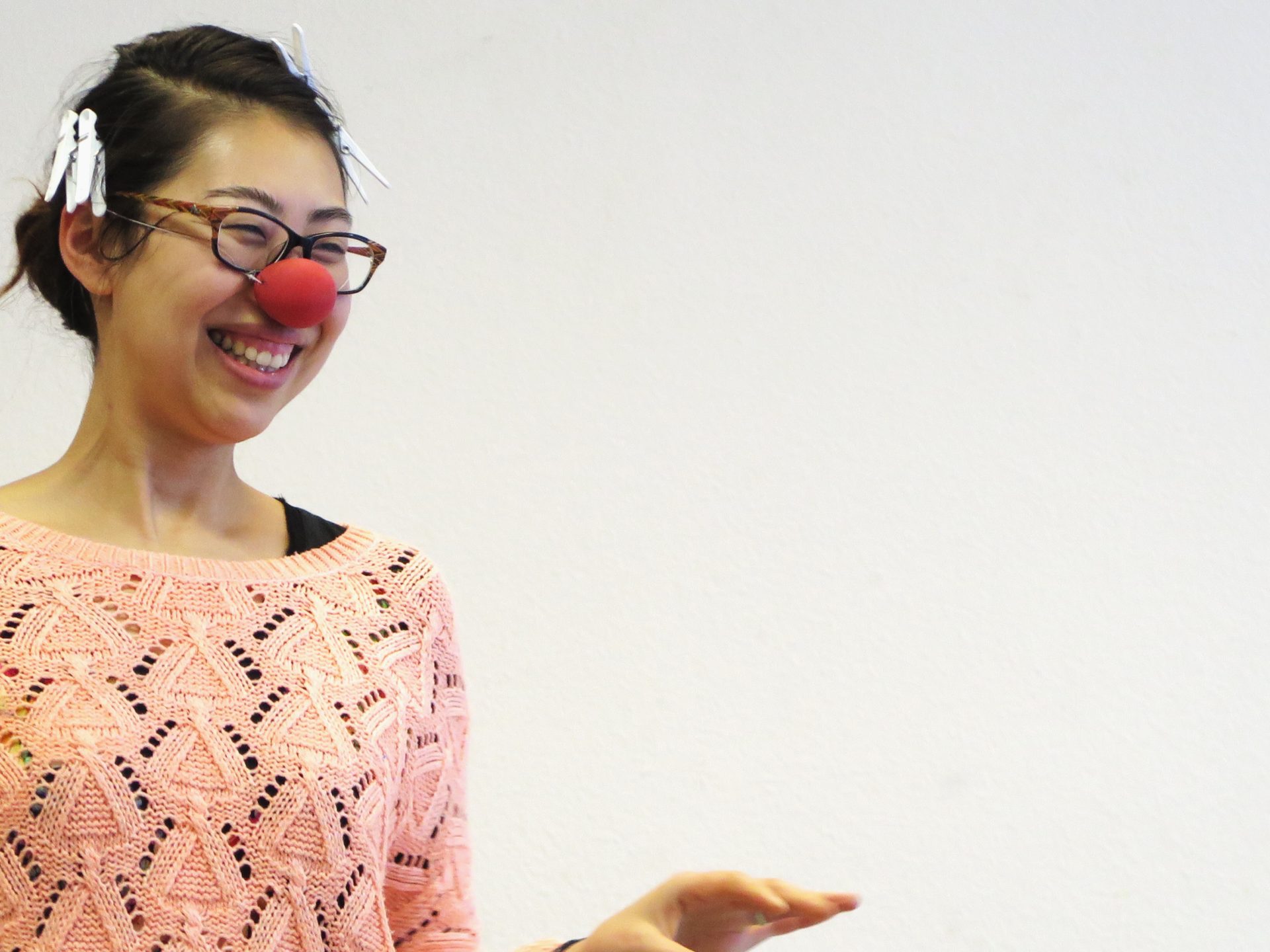 femme en clown